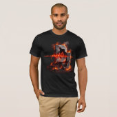 T-shirt Volcanic Pulse DJ (Devant entier)
