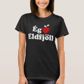 T-shirt Volcans I Heart (Love) [Ég Elska Eldfjöll] (Devant)