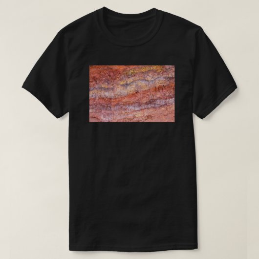 T-shirt Volcans Peinture Trop nature art beauté (Design devant)