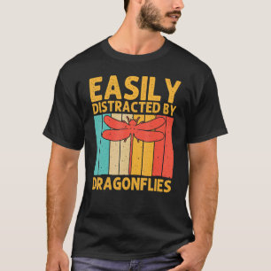 T-shirt Volée Dragon vintage Hommes Femme Dragonfly Insect