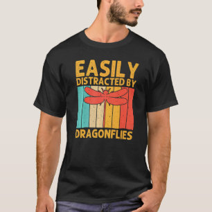 T-shirt Volée Dragon vintage Hommes Femme Dragonfly Insect
