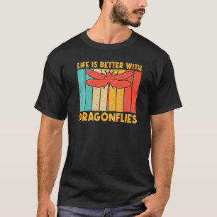 T-shirt Volée Dragon vintage Hommes Femme Dragonfly Insect