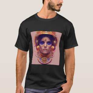 T-shirt Voler À Travers L'Espace Dans Un Bateau À Roquette