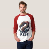 T-shirt Voler avec le Dragon (Devant entier)