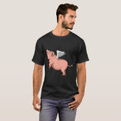 T-shirt Voler Cochon Avec Ailes Voler Cochon Amateurs (Devant entier)