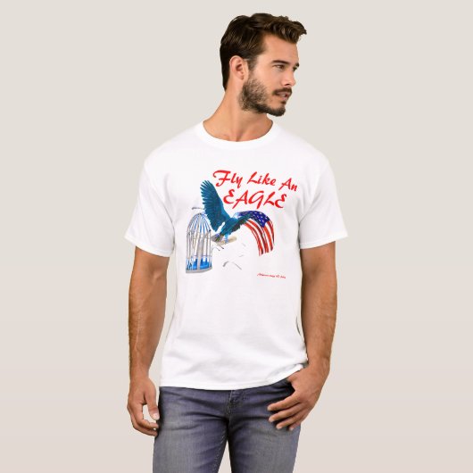 T-shirt Voler Comme Un Aigle (Devant entier)
