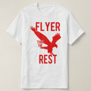 T-shirt Voler Comme Un Aigle Rouge/Blanc