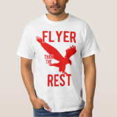 T-shirt Voler Comme Un Aigle Rouge/Blanc (Devant)