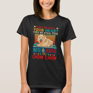 T-shirt Voler D'Abord Votre Coeur Migné Puis Lit Et Canapé