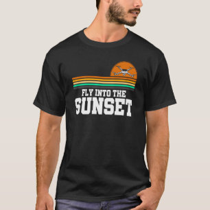 T-shirt Voler Dans Le Drone Sunset Voler Rc Quadcopter
