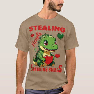 T-shirt voler des cœurs en répandant des sourires