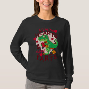 T-shirt Voler des cœurs et lancer des pets Citation drôle
