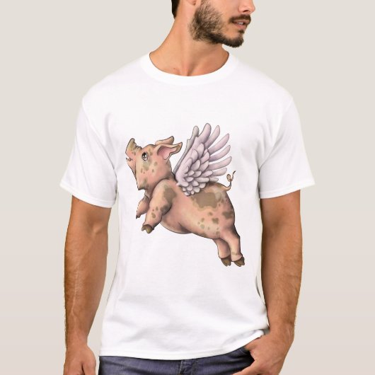 T-shirt Voler des porcs (Devant)