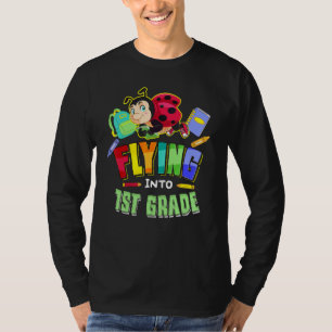 T-shirt Voler En 1re Année Ladybug Retour À L'école Premie