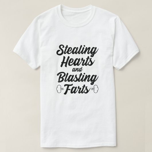 T-shirt Voler Les Coeurs Et Les Pieds De Souffle (Design devant)