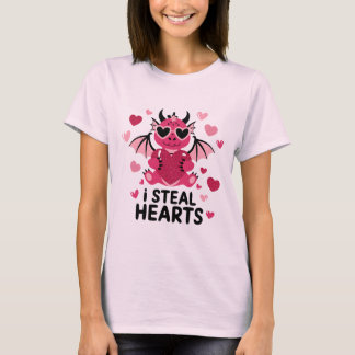 T-shirt Voler les cœurs – Saint-Valentin audacieux et anni
