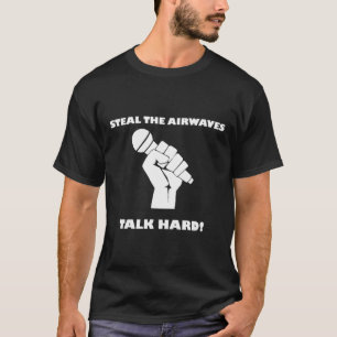 T-shirt Voler les ondes gonfler volume Pirate Radio Parler