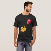 T-shirt Volet de poule mouillée (Devant entier)
