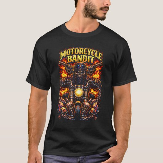 T-shirt Voleur à moto (Devant)