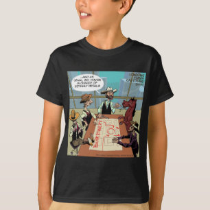 T-shirt Voleur de banque cheval drôle
