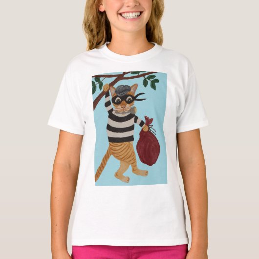 T-shirt Voleur de Chat (Devant)