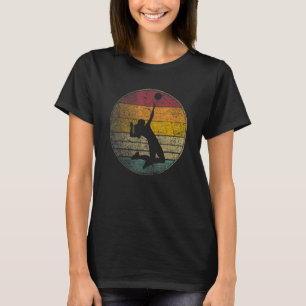 T-shirt Volleball Beach College Lycée Vintage Retro