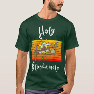 T-shirt Volley-ball Avocado vintage Holy Blockamole Pour A