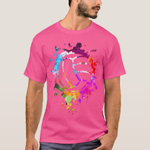 T-shirt Volley-ball coloré Colorsplash Ball Beach Volleyb