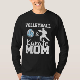 T-shirt Volley-ball et karaté Maman amusant Volley-ball jo