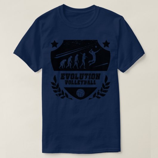T-shirt Volley-ball Évolution 6 (Design devant)