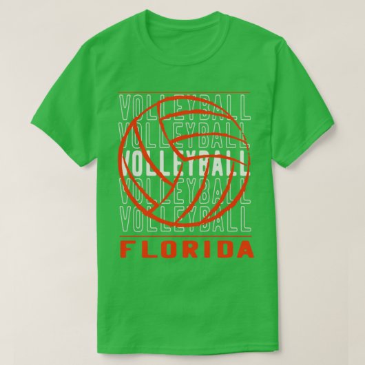 T-shirt Volley-ball Floride (Design devant)