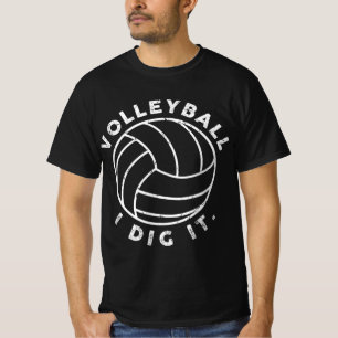 T-shirt Volley-ball Je Le Creuse Amusant