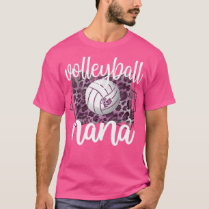 T-shirt Volley-Ball Nana Grand-Mère Du Joueur De Volley-Ba
