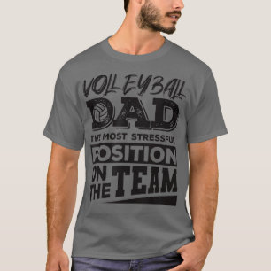 T-shirt Volley-ball papa homme Volleyball amoureux