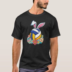T-shirt Volley-ball Pâques Bunny Ear Volley-ball Est