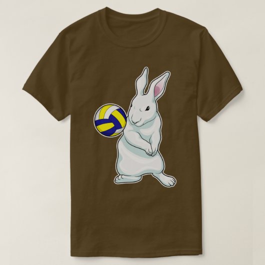 T-shirt Volley-ball Rabbit (Design devant)