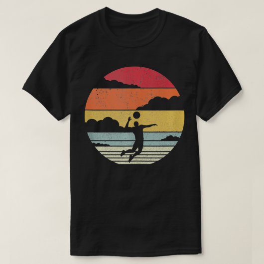 T-shirt Volley-ball rétro (Design devant)