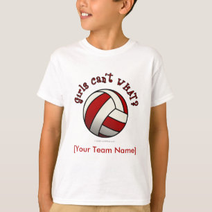 T-shirt Volley-ball rouge