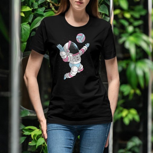 T-shirt Volley-ball spatial astronaute