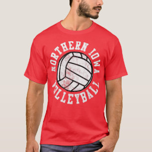 T-shirt Volley-ball vintage Iowa Nord