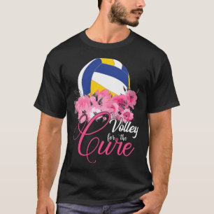 T-shirt Volley For Cure Breast Cancer Pink Ribbon - Vo