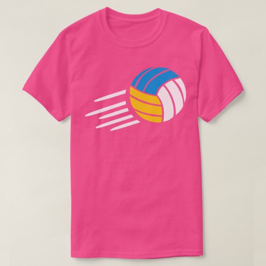 T-shirt Volley sur plage rapide (Design devant)