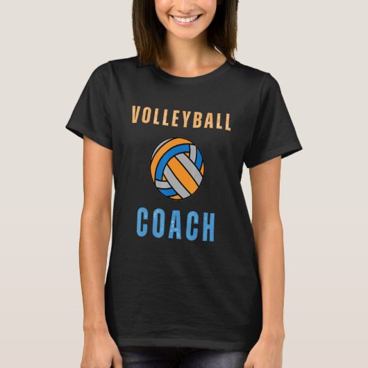 T-shirt Volleyball Assistant Coach Mom Sport Team Coaching (Devant)