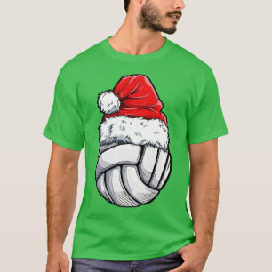 T-shirt Volleyball Ball Père Noël Filles de Noël Filles de