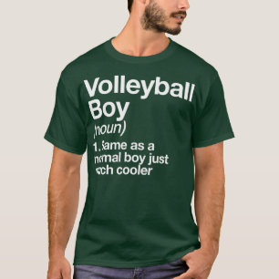 T-shirt Volleyball Boy Définition Sport amusant