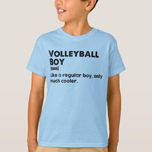 T-shirt Volleyball Boy Drôle Définition (Devant)