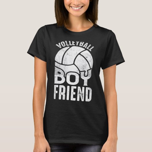 T-shirt Volleyball Boyfriend Coach Fan Player  1 (Devant)
