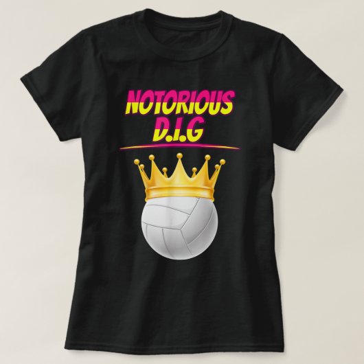 T-shirt Volleyball Citation notoire d'amusement de creusem (Design devant)