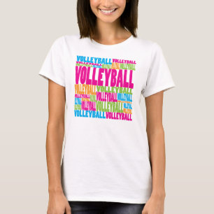 T-shirt Volleyball coloré