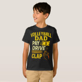 T-shirt Volleyball Dad - Funny Proud Father Player  (Devant entier)